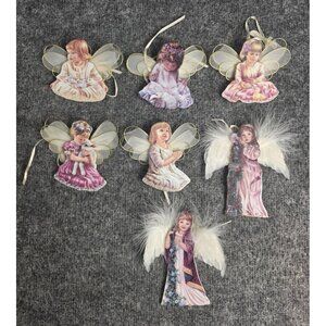 Vintage Bradford Editions Heavenly Innocence Angel Ornaments Donna Richardson